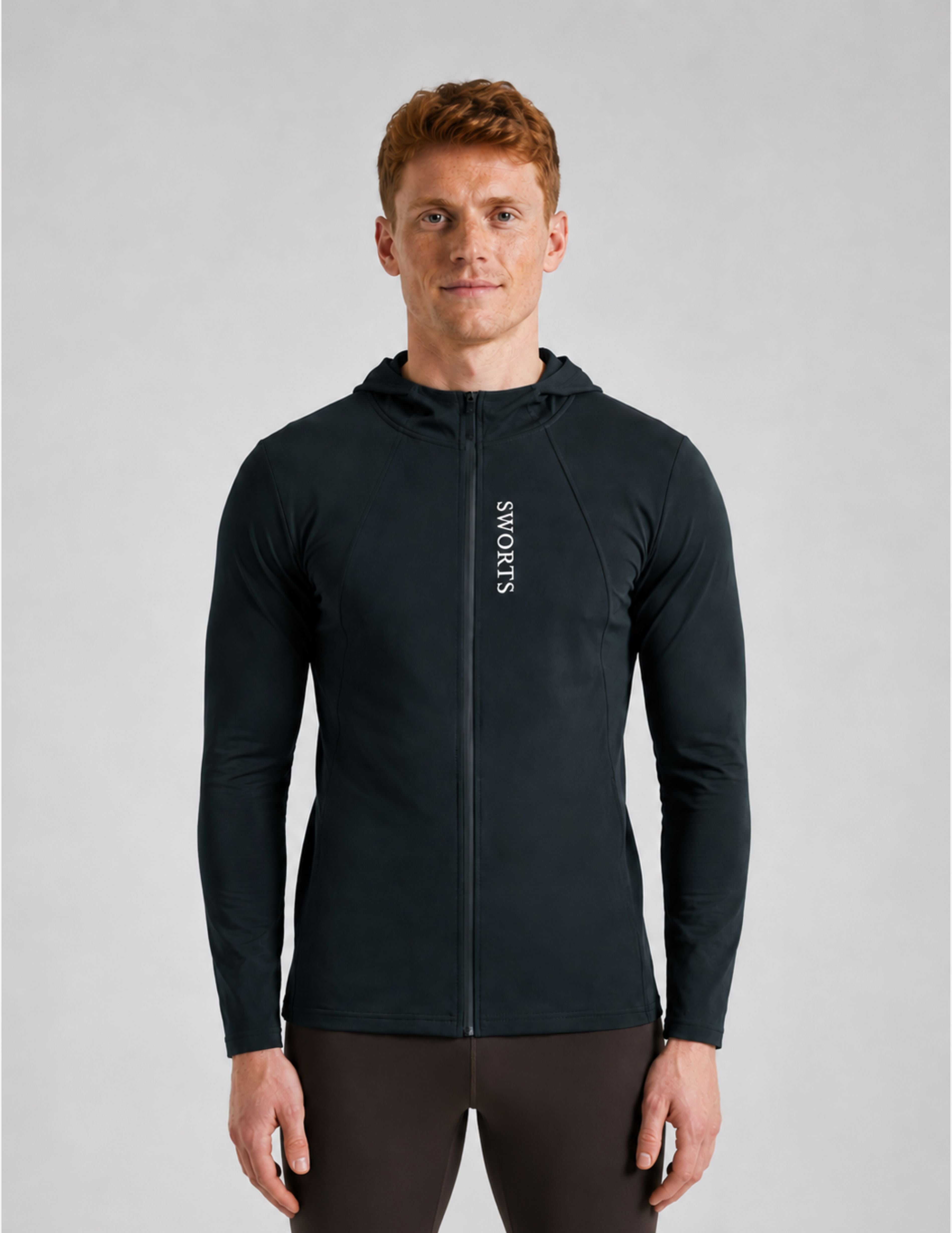 Herren Beyond Laufjacke - Windbreaker mit Kapuze