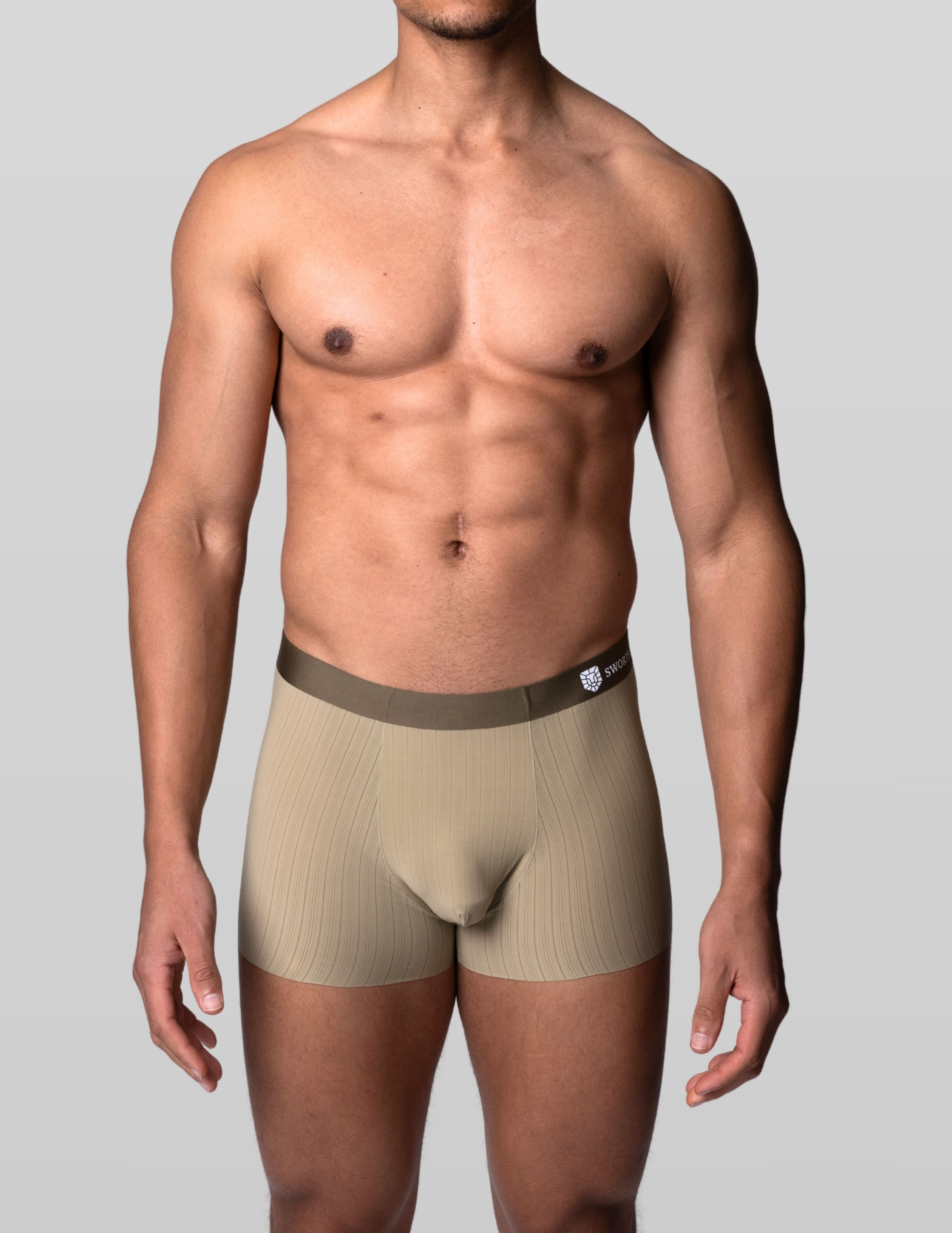 Herren Silk Underwear, Nahtlose Laufunterhose