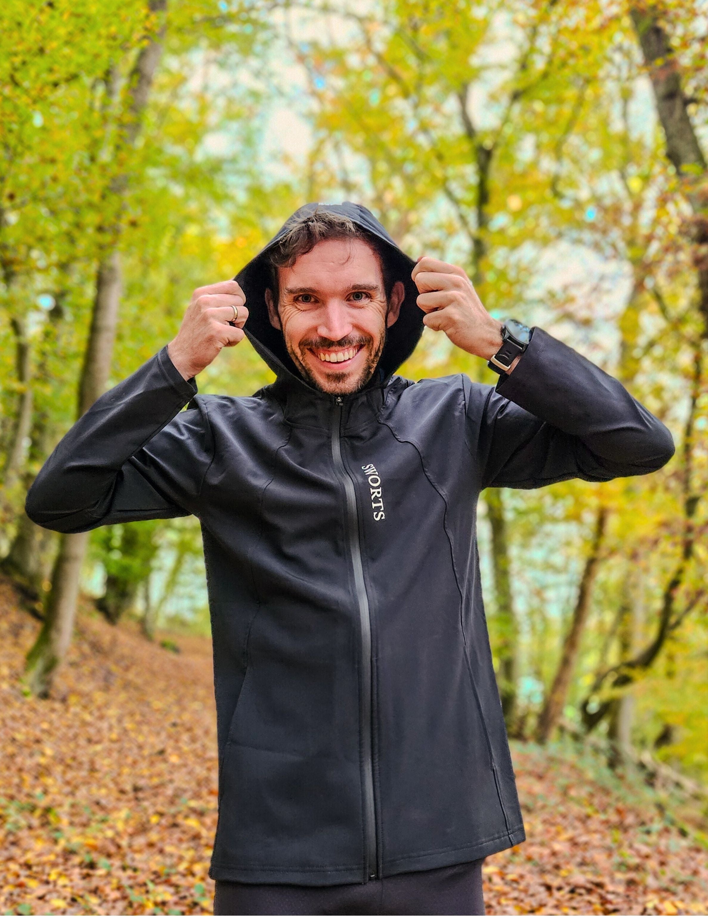 Herren Essential Laufjacke