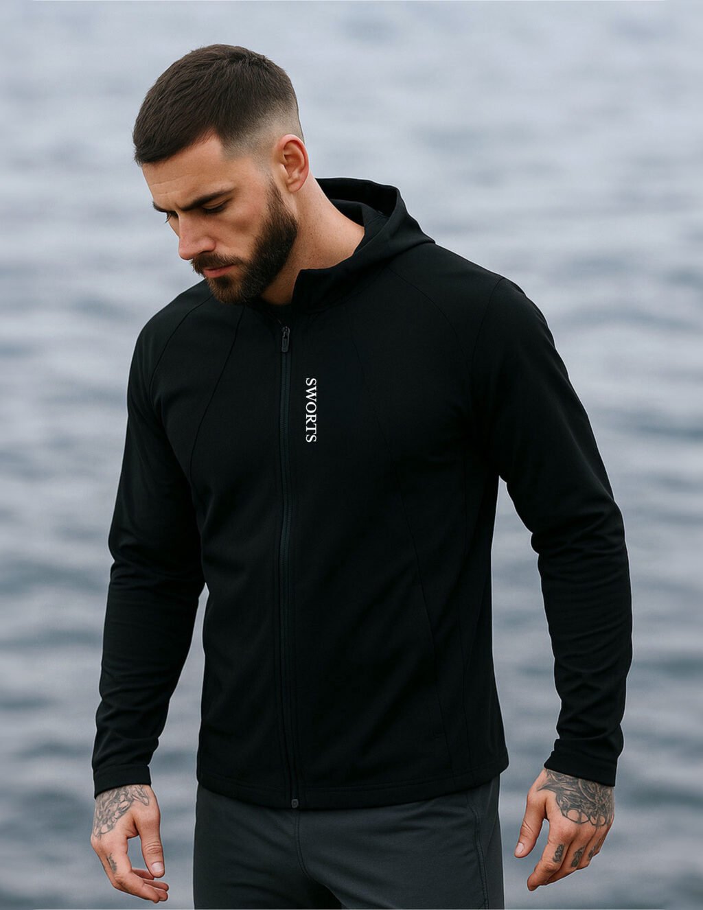 Herren Essential Laufjacke