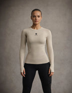 Damen Base Laufshirt - Daumenloch Longsleeve - SWORTS