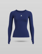 Damen Base Longsleeve, Daumenloch Laufshirt - SWORTS