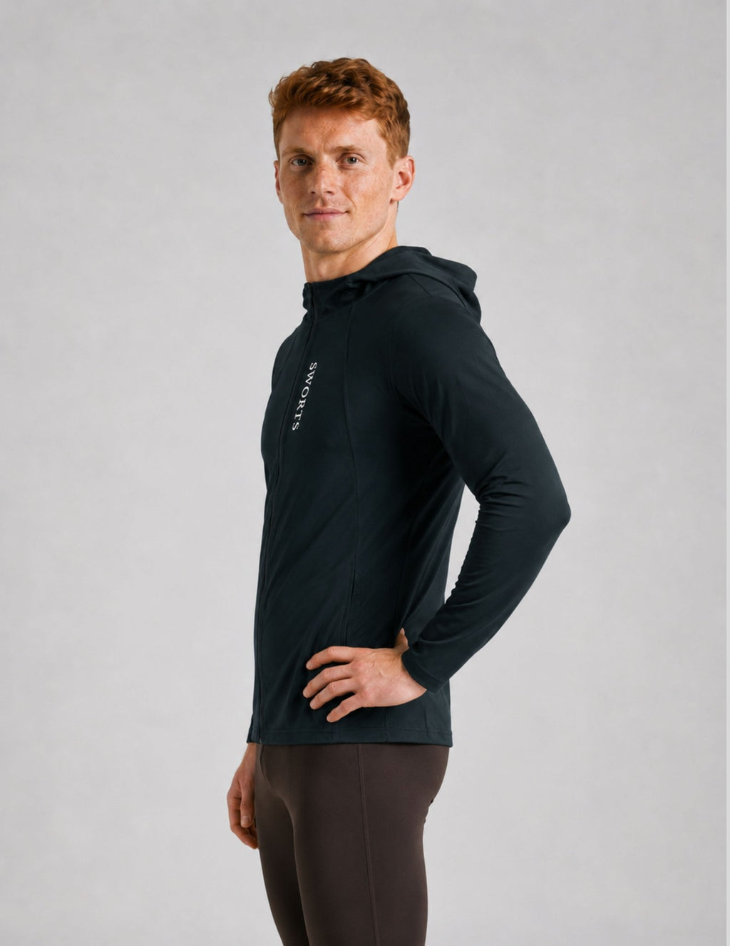 Herren Beyond Laufjacke - Windbreaker mit Kapuze - SWORTS
