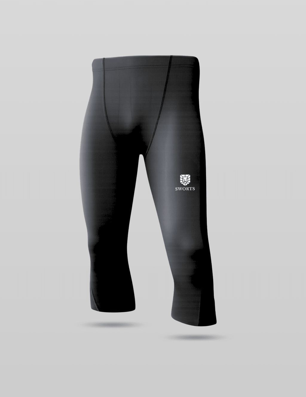 Herren OWN Tights, 3/4 Kompressions Laufhose - SWORTS