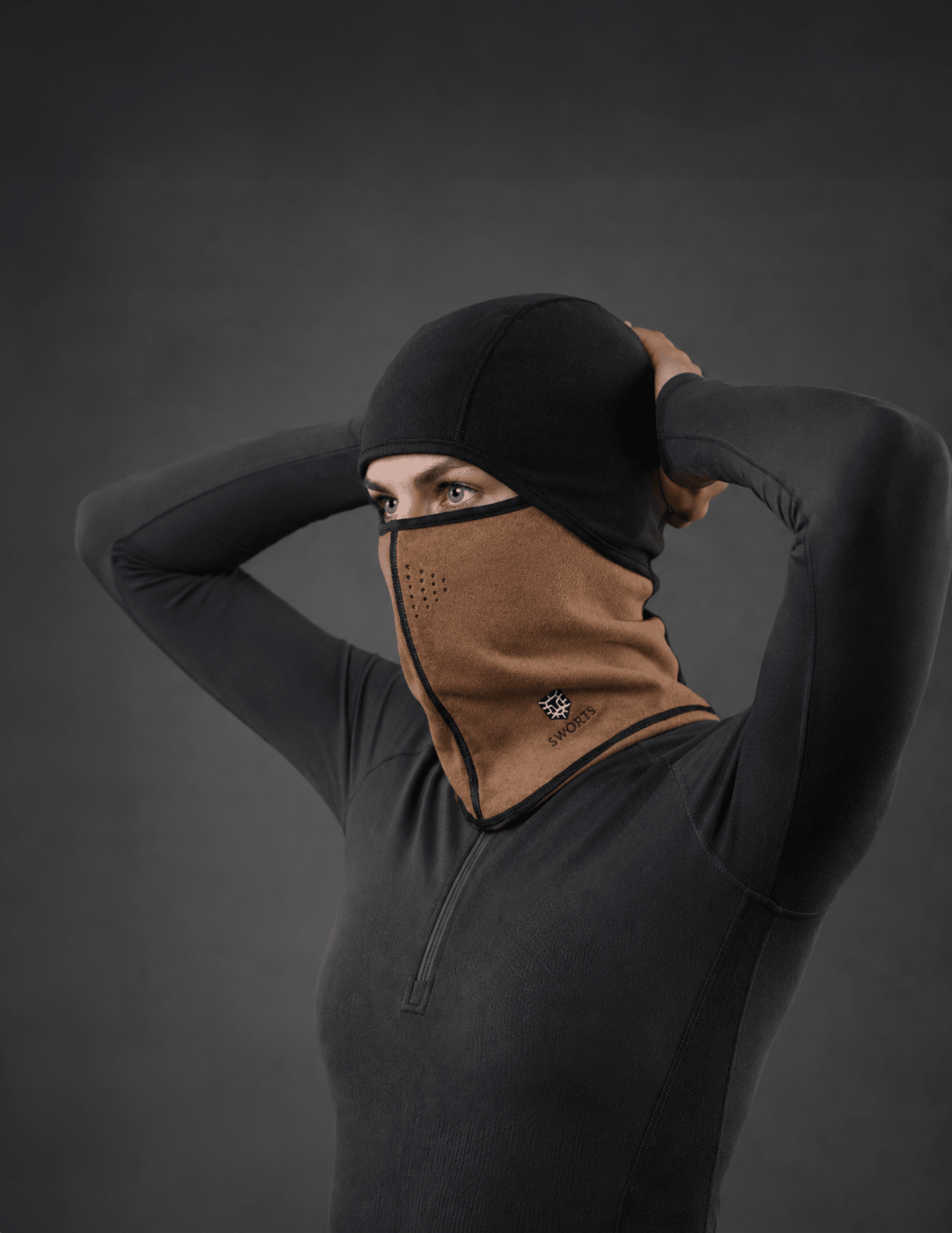 Thermo Face Mask, Beanie Sturmhaube Sport - SWORTS